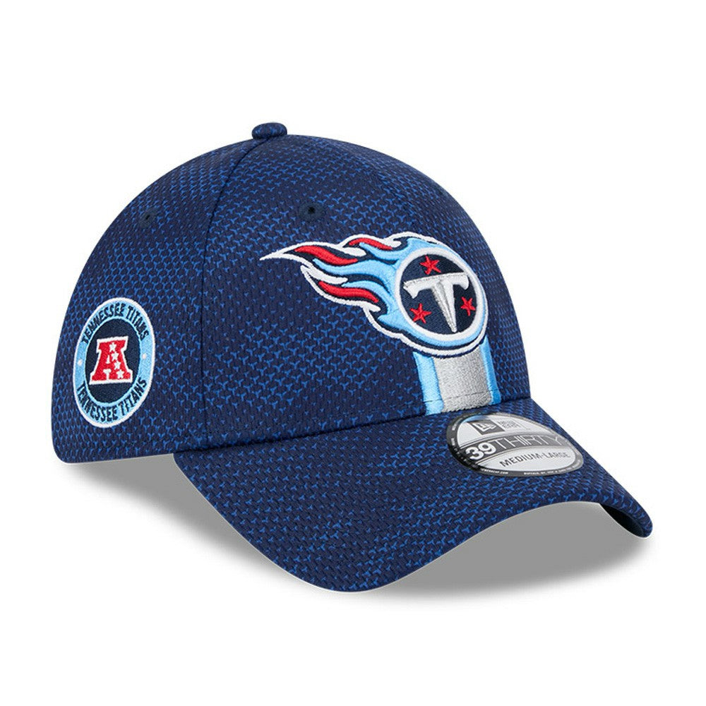 Tennessee Titans New Era 2024 Sideline 39THIRTY Flex Hat Navy