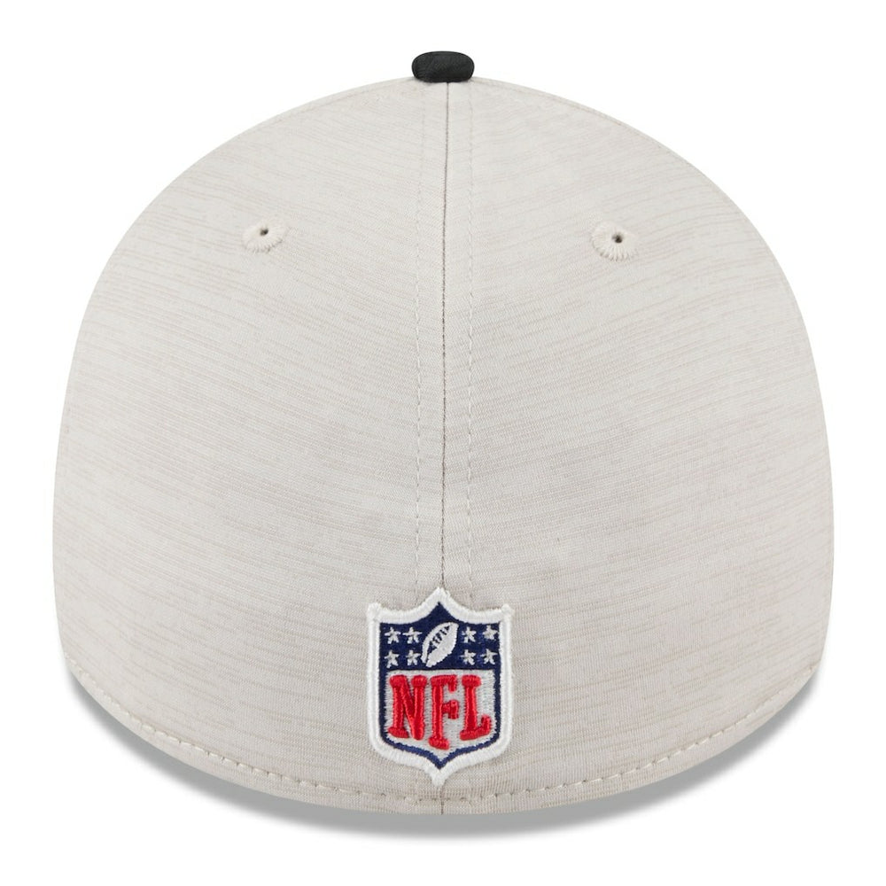 Jacksonville Jaguars New Era 2024 Sideline Historic 39THIRTY Flex Hat Stone/Teal