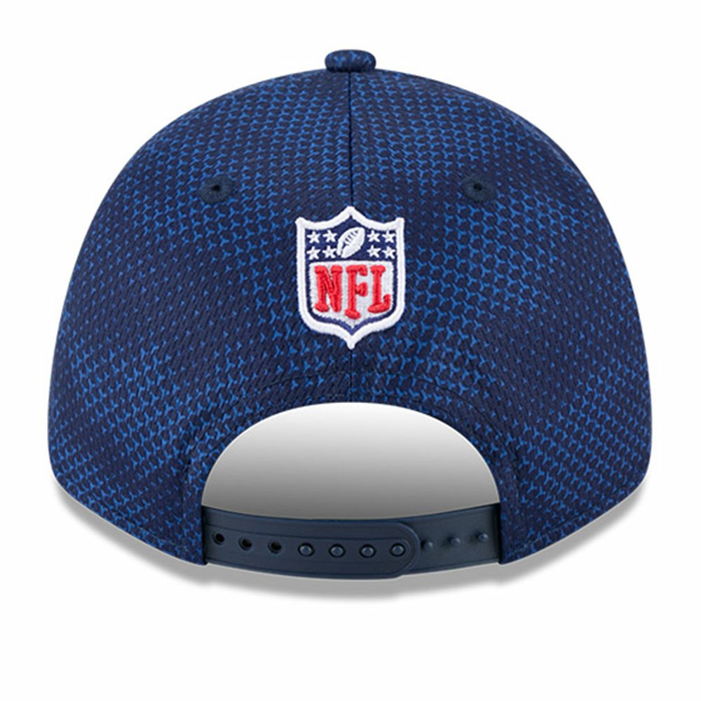 Tennessee Titans New Era 2024 Sideline 9FORTY Stretch-Snap Hat Navy