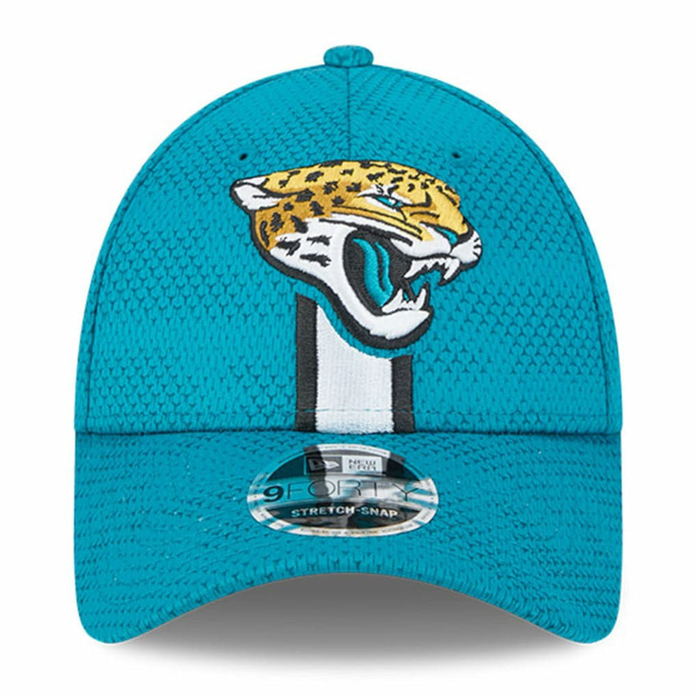 Jacksonville Jaguars New Era 2024 Sideline 9FORTY Stretch-Snap Hat Teal