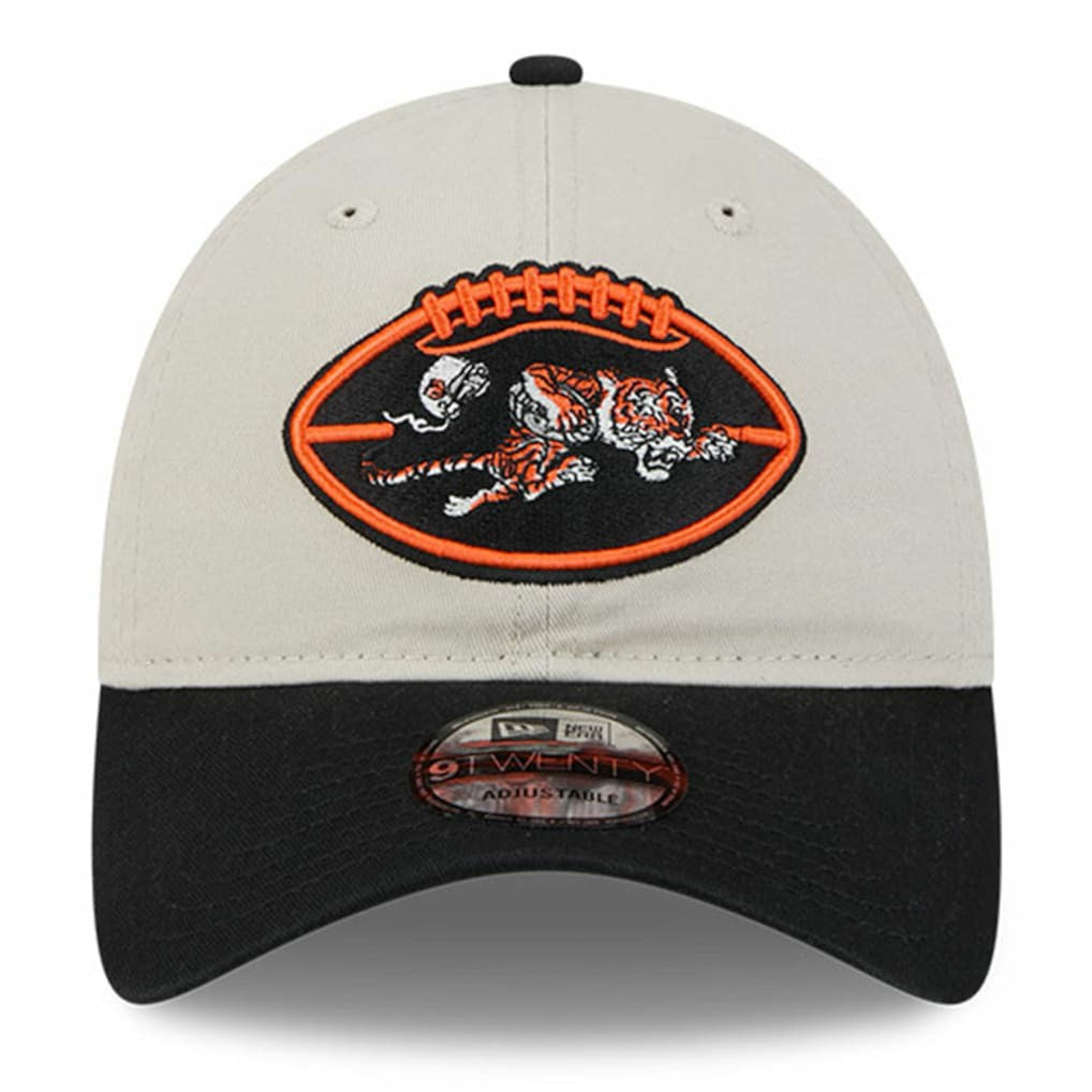 Cincinnati Bengals New Era 2024 Sideline Historic 9TWENTY Adjustable Hat Stone/Black