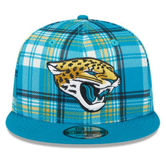 Jacksonville Jaguars New Era Youth 2024 Sideline Statement 9FIFTY Snapback Hat Teal