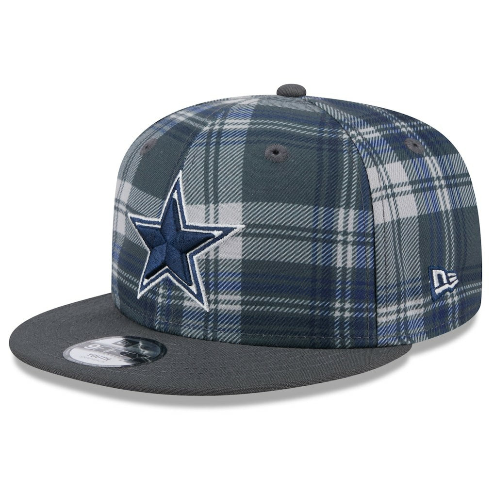 Dallas Cowboys New Era Youth 2024 Sideline Statement 9FIFTY Snapback Hat Navy