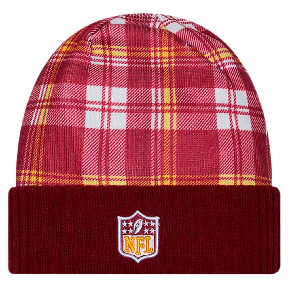Washington Commanders New Era Sideline Statement Cuffed Knit Hat Burgundy