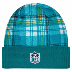 Jacksonville Jaguars New Era Sideline Statement Cuffed Knit Hat Teal