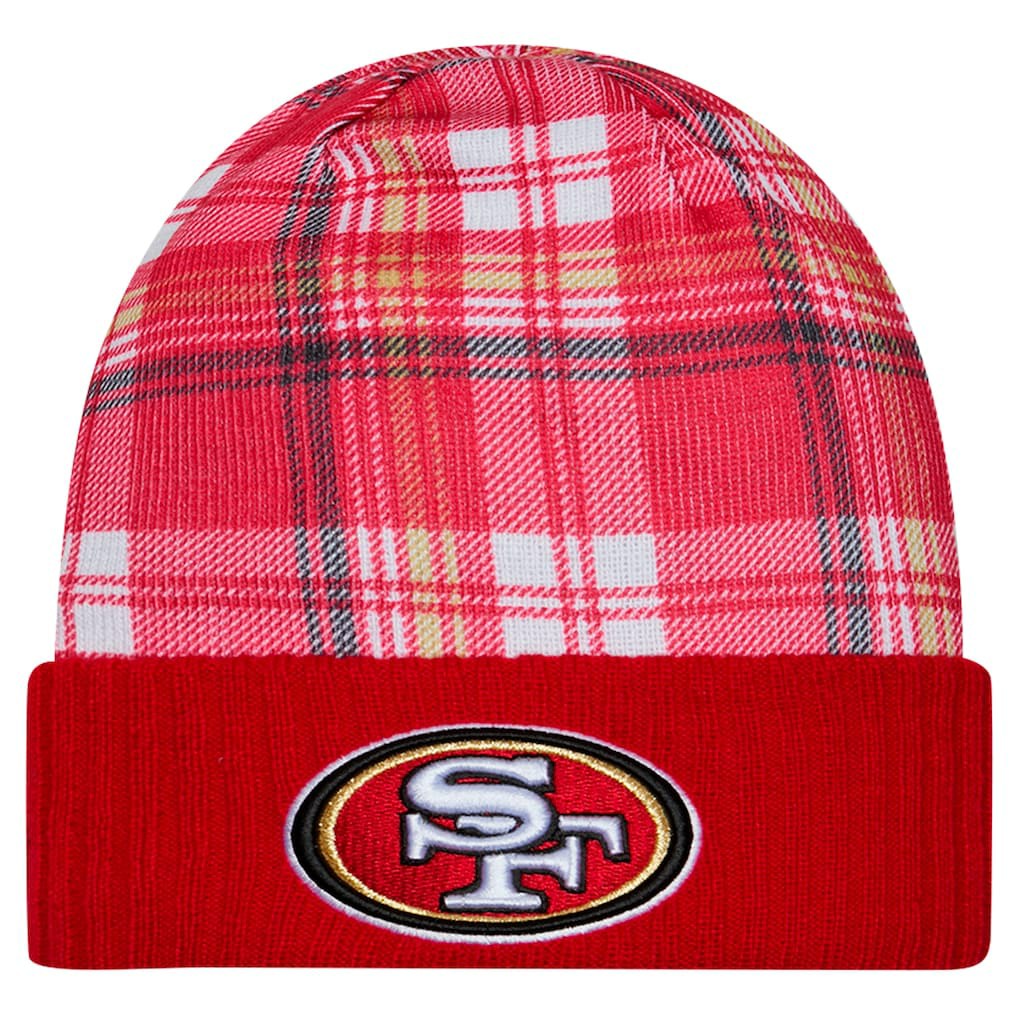 San Francisco 49ers New Era Sideline Statement Cuffed Knit Hat Scarlet