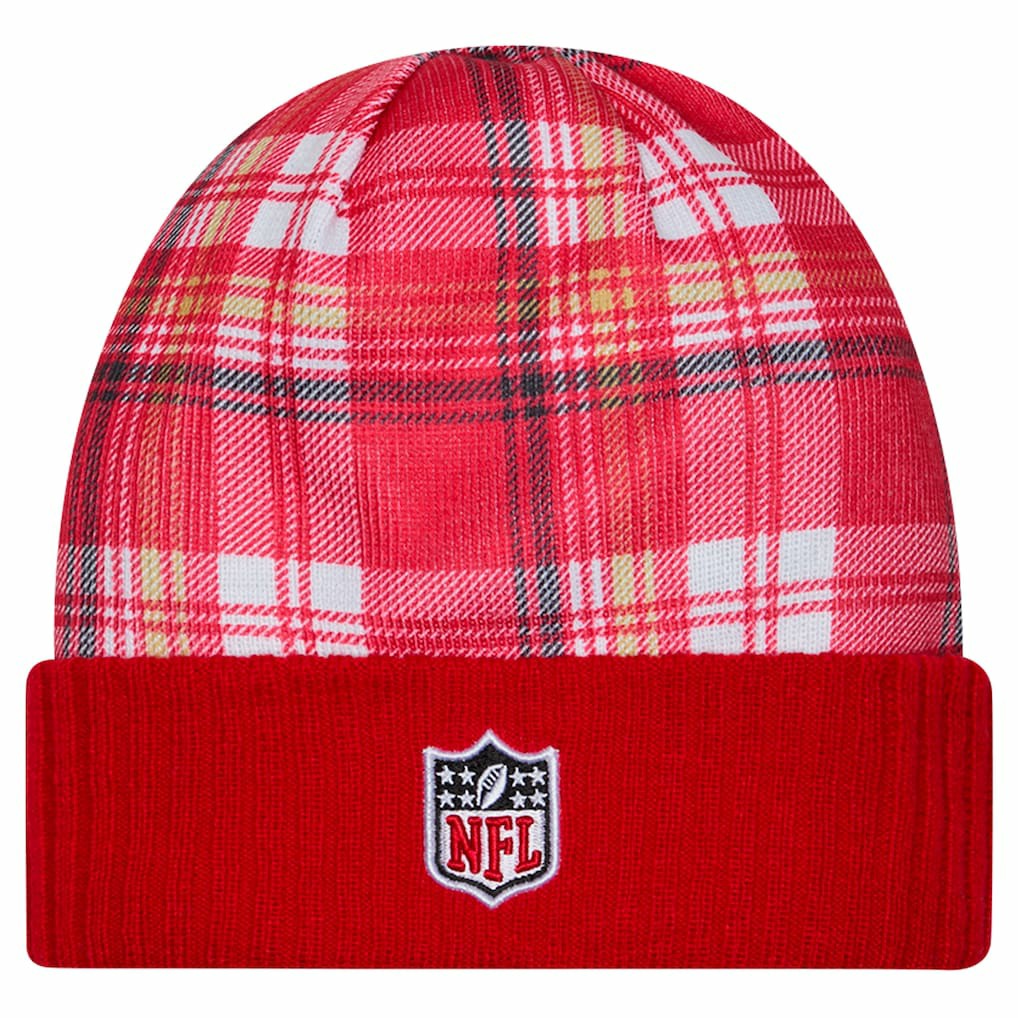 San Francisco 49ers New Era Sideline Statement Cuffed Knit Hat Scarlet