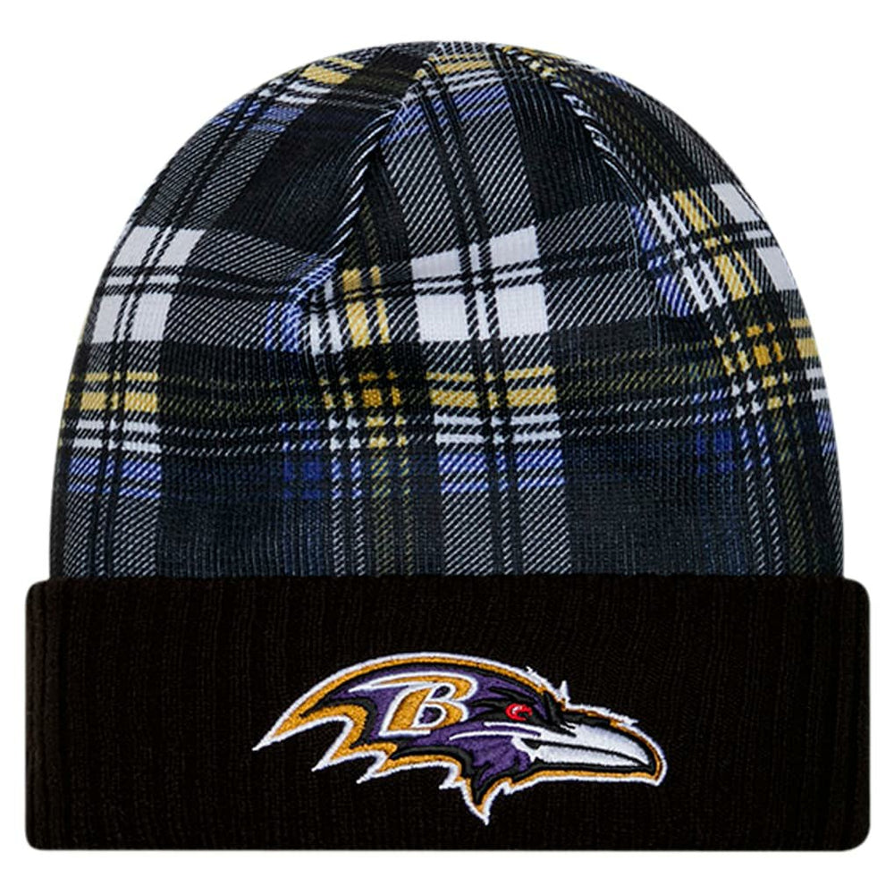 Baltimore Ravens New Era Sideline Statement Cuffed Knit Hat Black