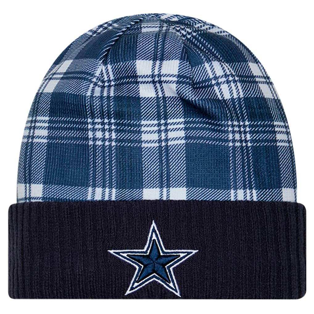 Dallas Cowboys New Era Sideline Statement Cuffed Knit Hat Navy
