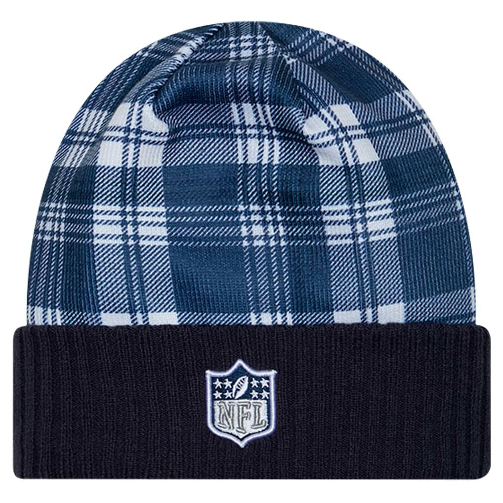 Dallas Cowboys New Era Sideline Statement Cuffed Knit Hat Navy