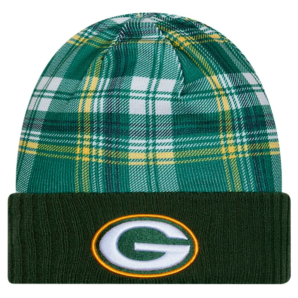 Green Bay Packers New Era Sideline Statement Cuffed Knit Hat Green