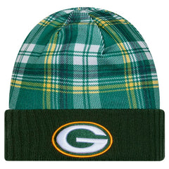 Green Bay Packers New Era Sideline Statement Cuffed Knit Hat Green