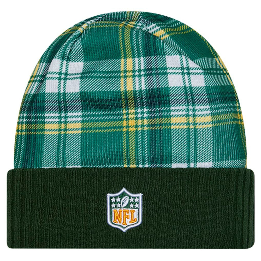 Green Bay Packers New Era Sideline Statement Cuffed Knit Hat Green
