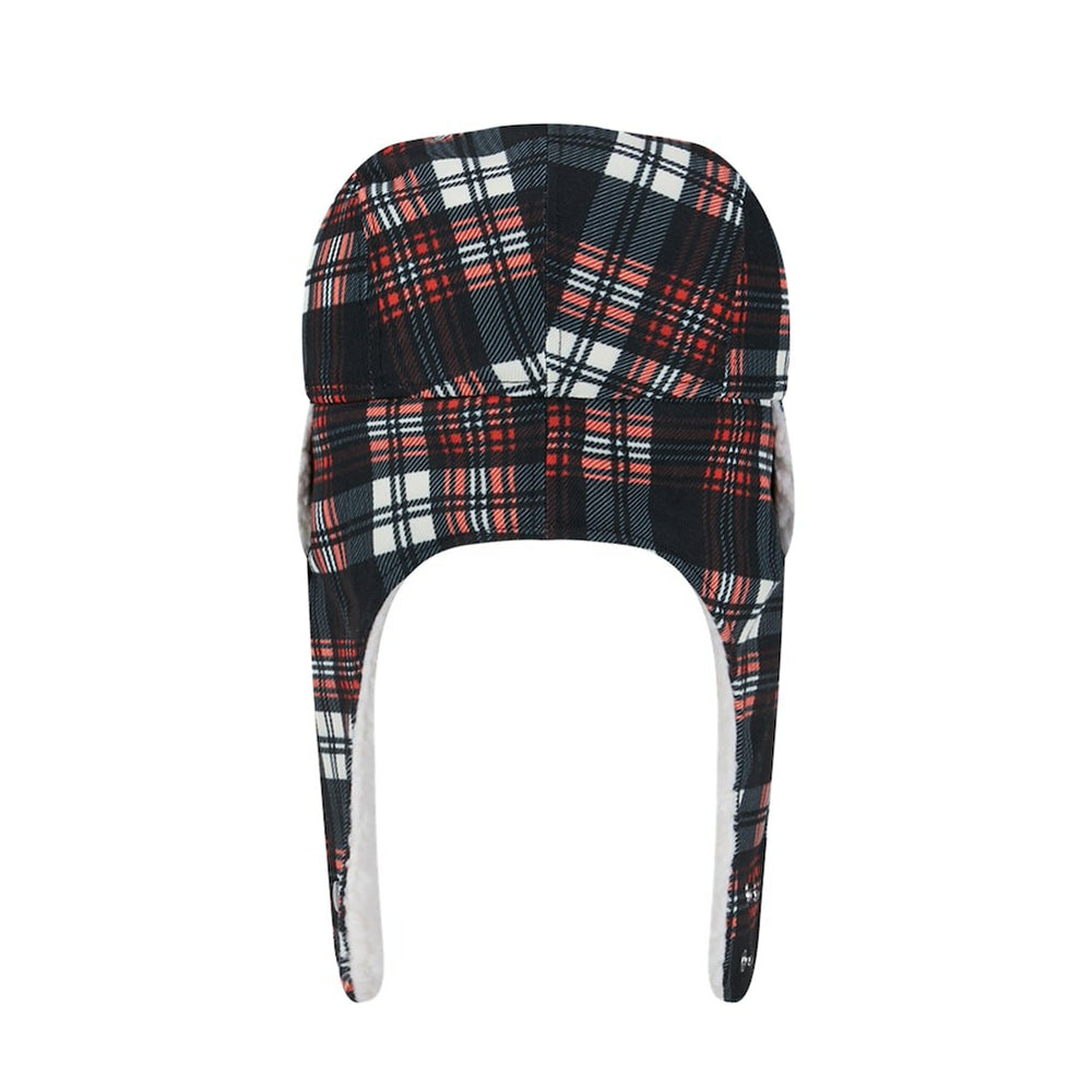 Cincinnati Bengals New Era Sideline Plaid Sherpa Trapper Hat Black