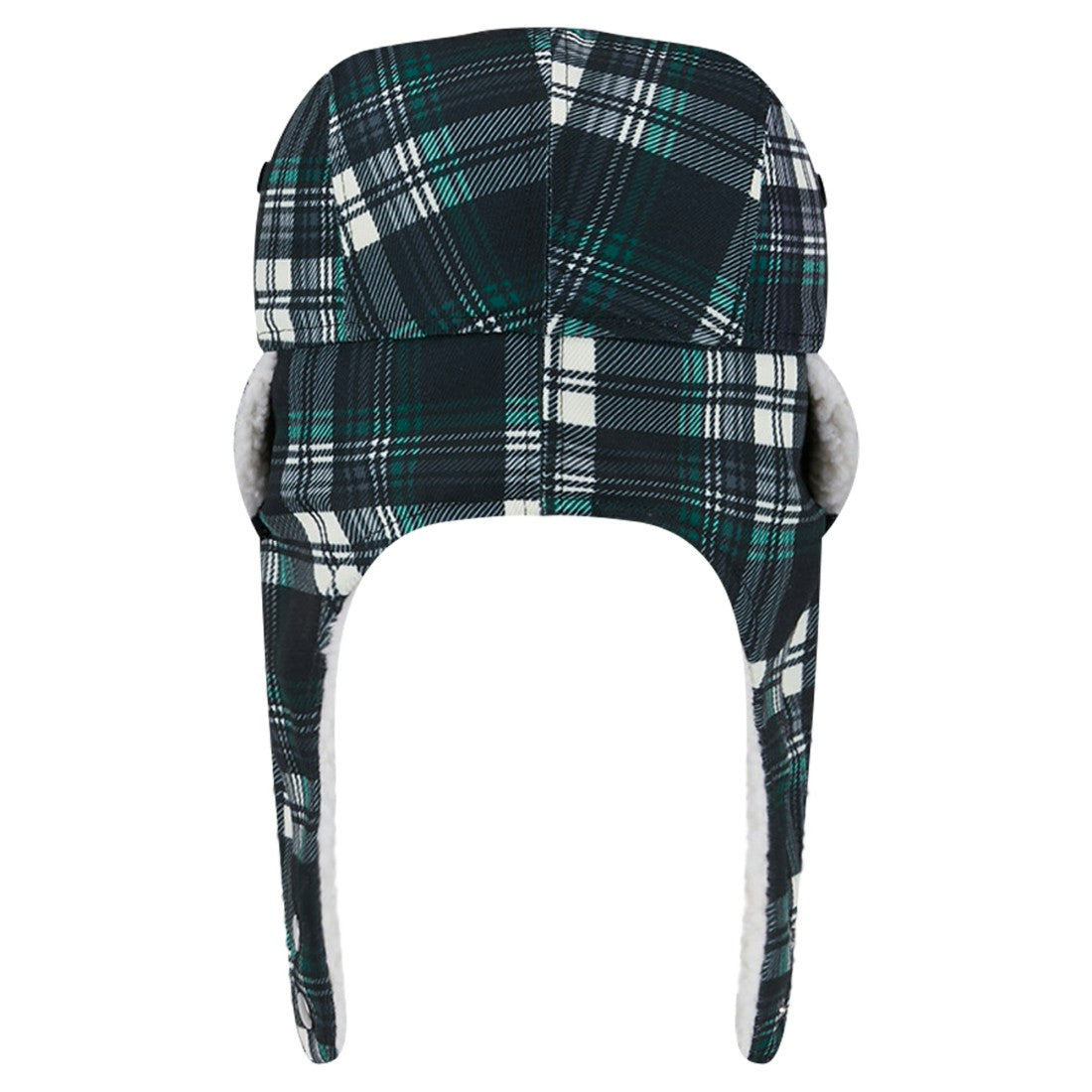 New York Jets New Era Sideline Plaid Sherpa Trapper Hat Black