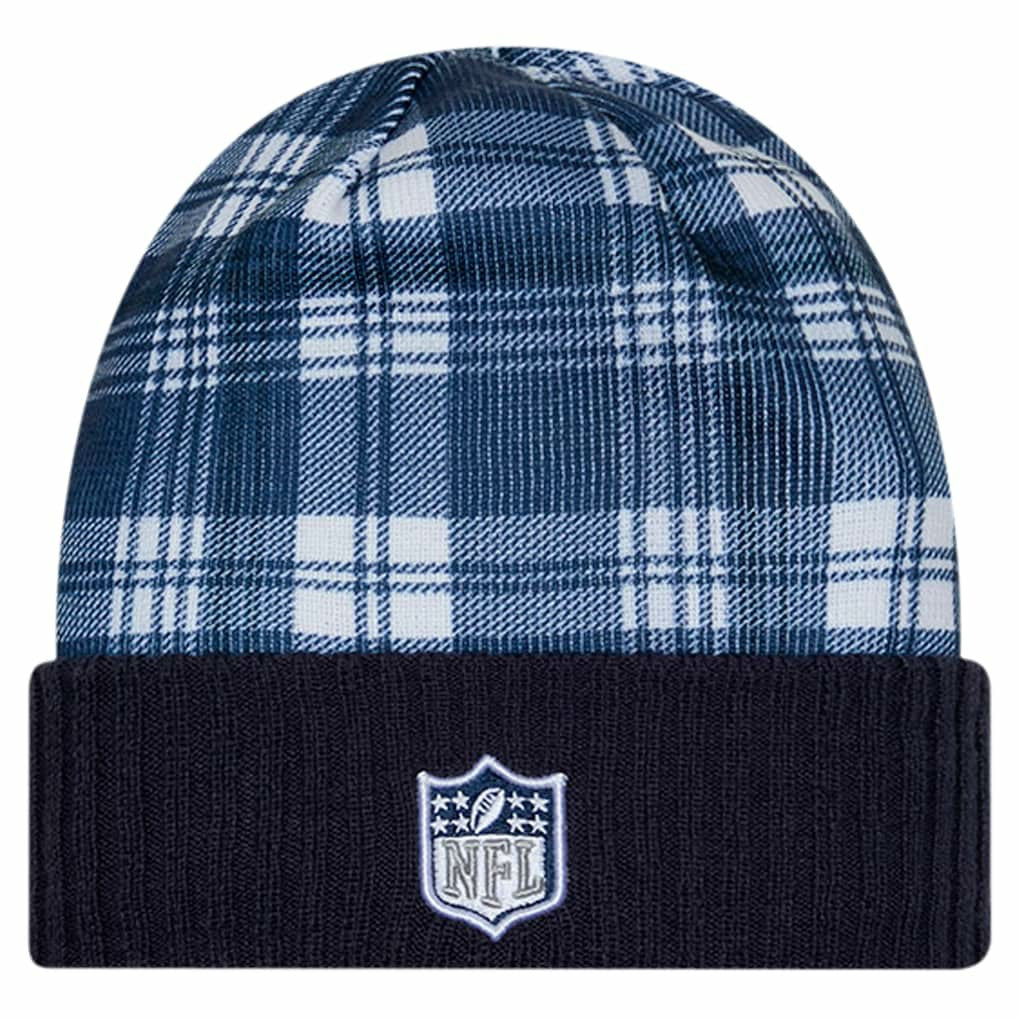 Dallas Cowboys New Era Youth Sideline Statement Cuffed Knit Navy