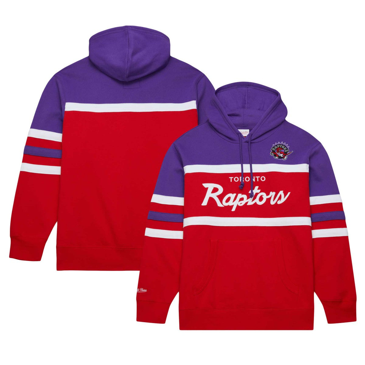 Toronto Raptors Head Coach Pullover Hoodie Red/Purple