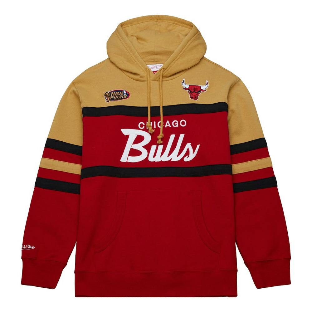 Chicago Bulls Head Coach Pullover Hoodie Red/Gold
