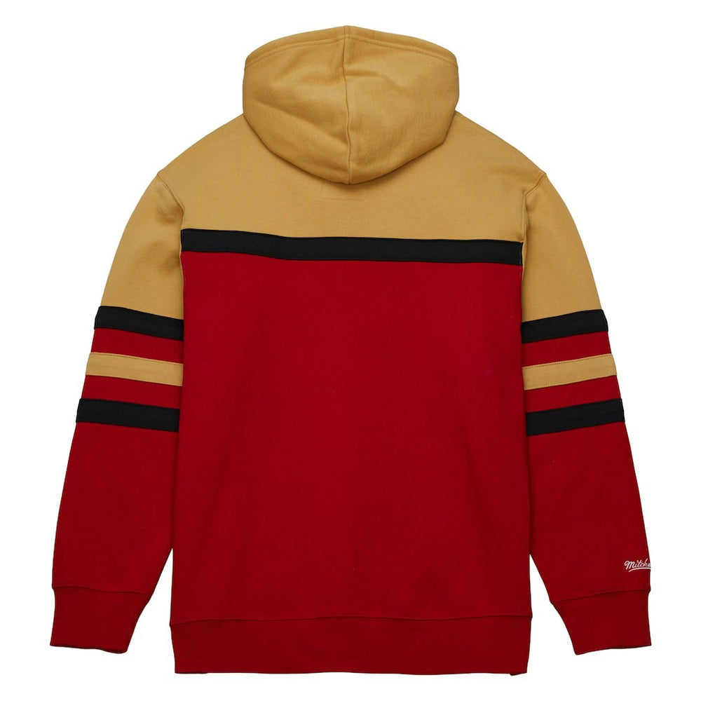 Chicago Bulls Head Coach Pullover Hoodie Red/Gold