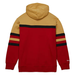 Chicago Bulls Head Coach Pullover Hoodie Red/Gold