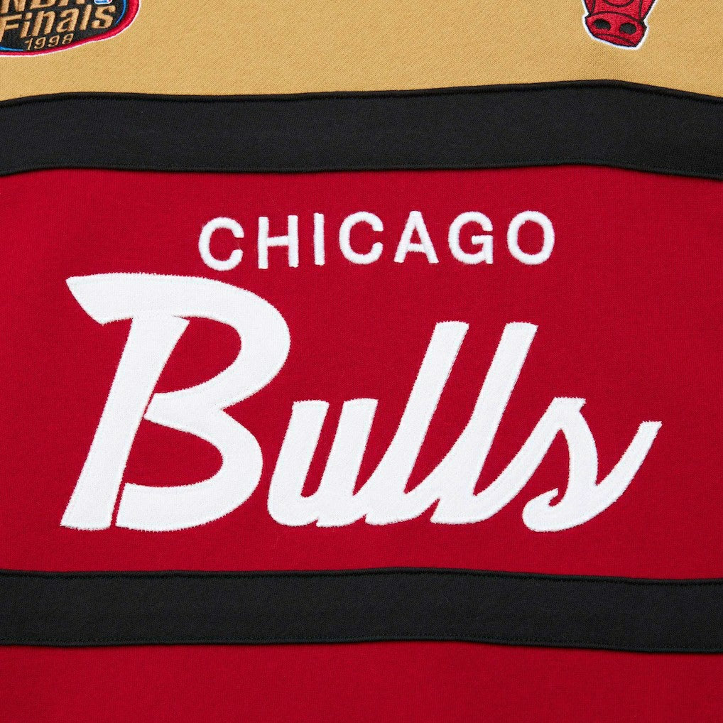Chicago Bulls Head Coach Pullover Hoodie Red/Gold