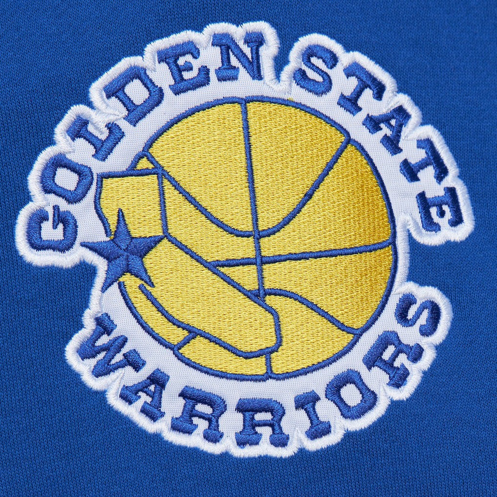 Golden State Warriors Team OG 2.0 Vintage Logo Fleece Pullover Hoodie Royal