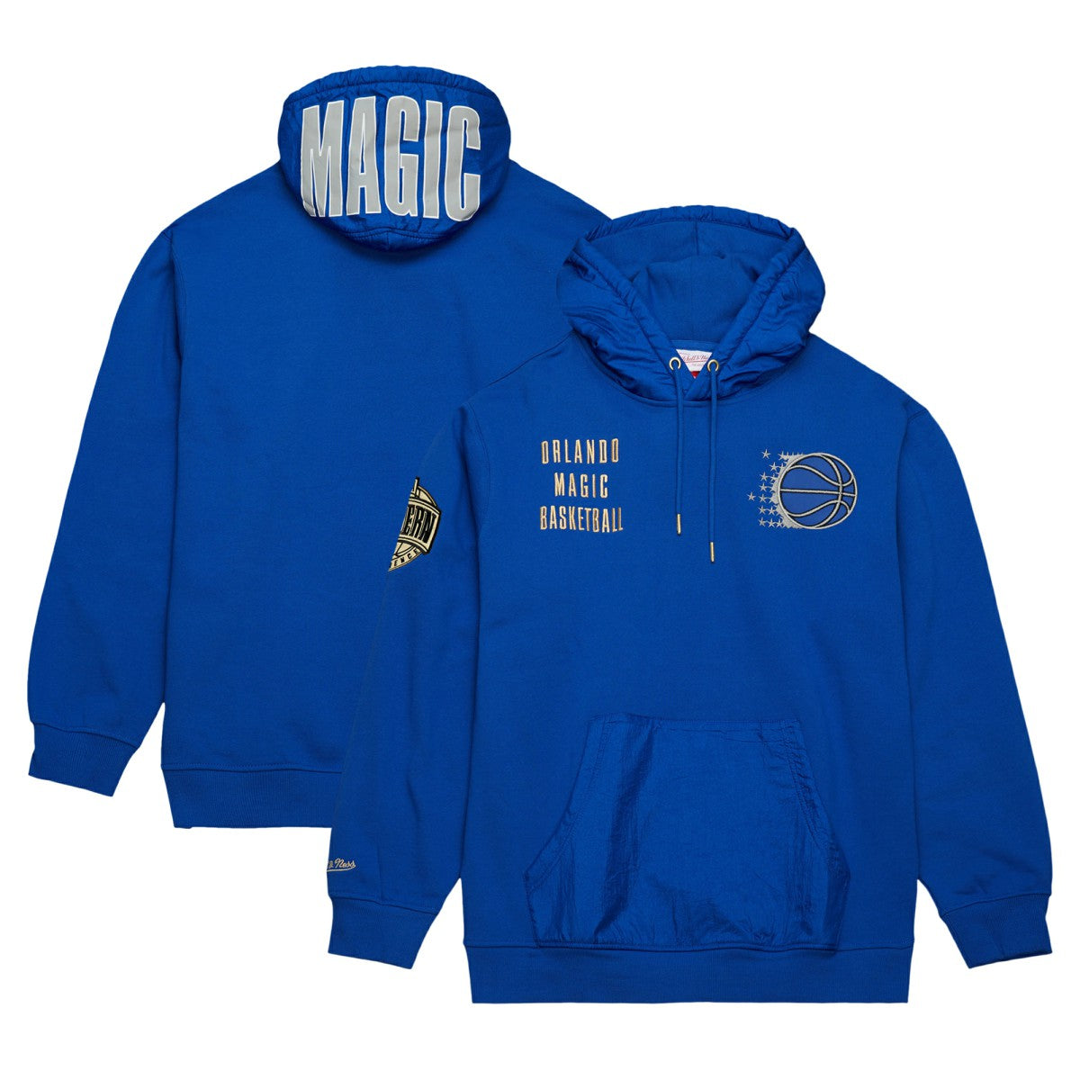 Orlando Magic Team OG 2.0 Vintage Logo Fleece Pullover Hoodie Blue