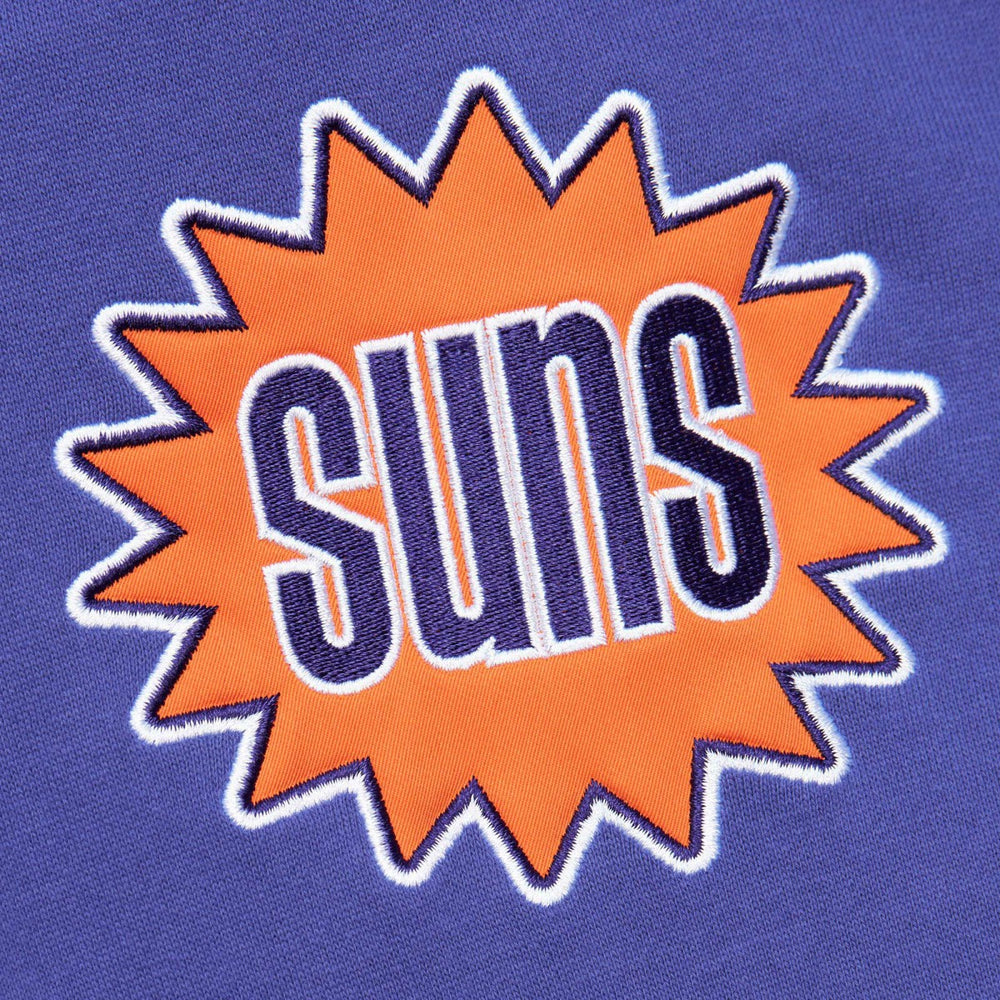 Phoenix Suns Team OG 2.0 Vintage Logo Fleece Pullover Hoodie Purple