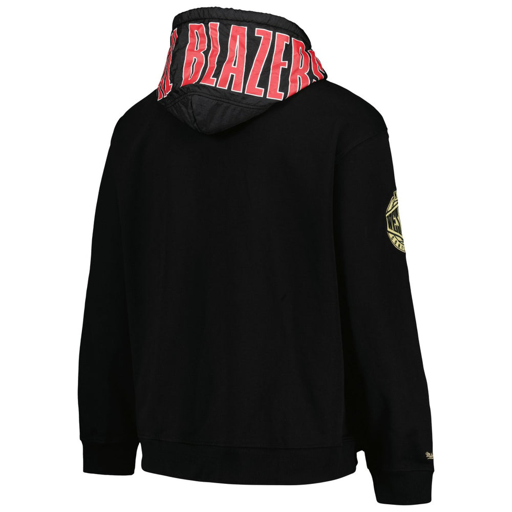Portland Trail Blazers Team OG 2.0 Vintage Logo Fleece Pullover Hoodie Black