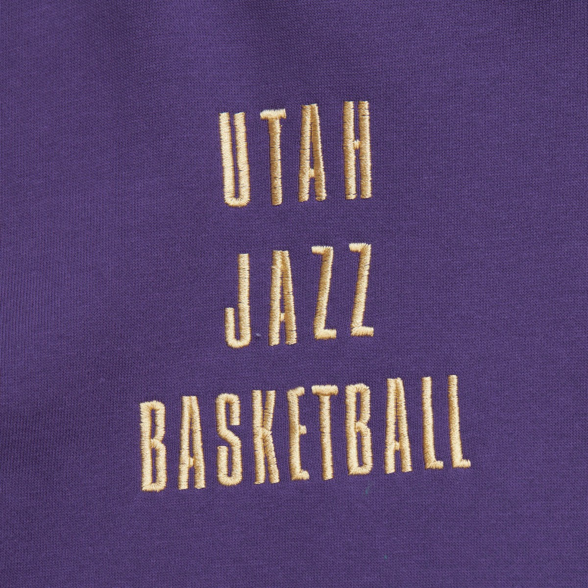 Utah Jazz Team OG 2.0 Vintage Logo Fleece Pullover Hoodie Purple