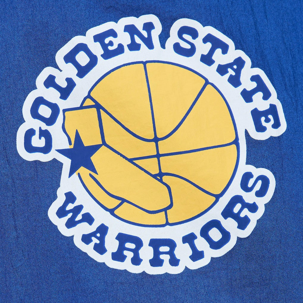 Golden State Warriors Team OG 2.0 Vintage Logo Anorak Windbreaker Quarter-Zip Jacket Royal