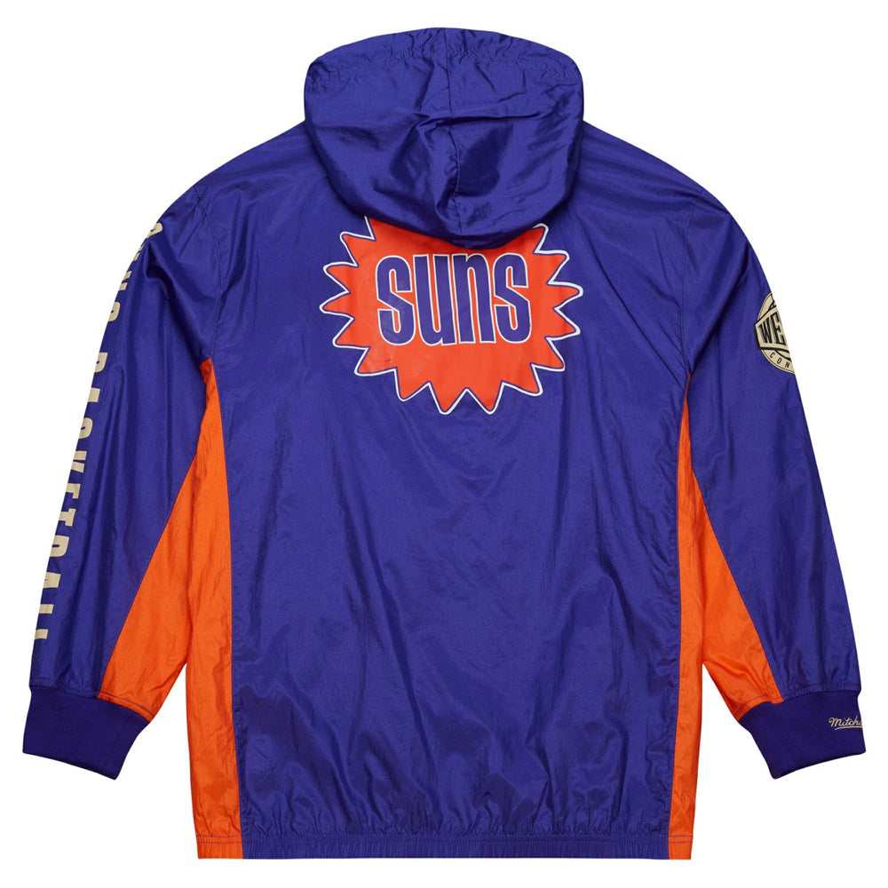 Phoenix Suns Team OG 2.0 Vintage Logo Anorak Windbreaker Quarter-Zip Jacket Purple