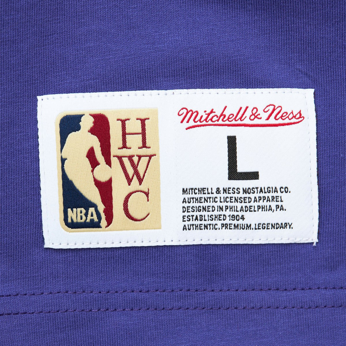 Milwaukee Bucks Hardwood Classics Team OG 2.0 Premium Vintage Logo T-Shirt Purple