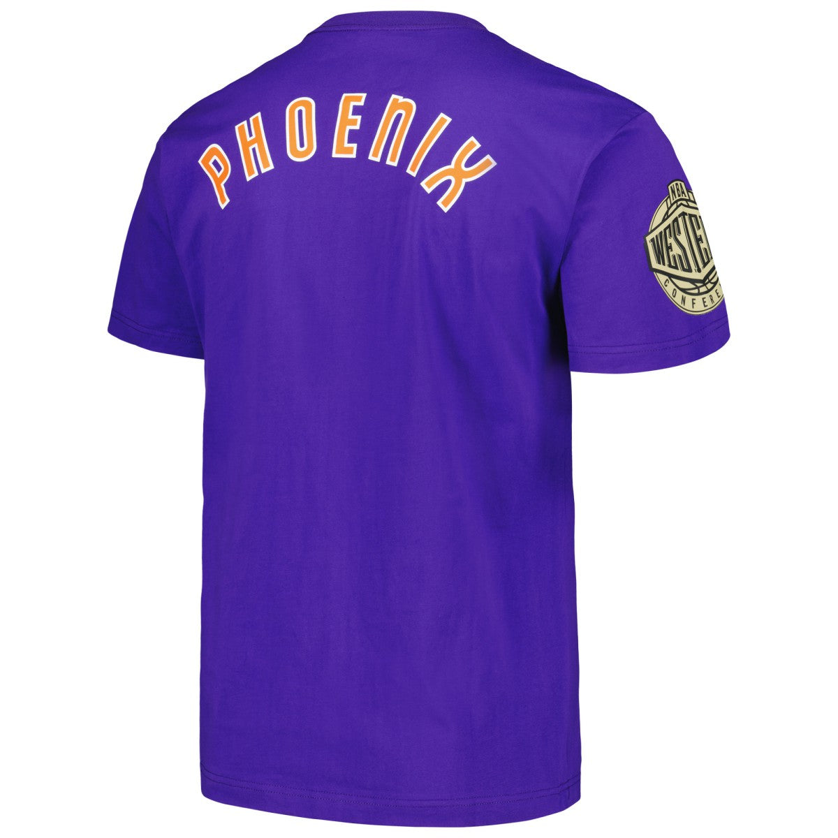 Phoenix Suns Hardwood Classics Team OG 2.0 Premium Vintage Logo T-Shirt Purple
