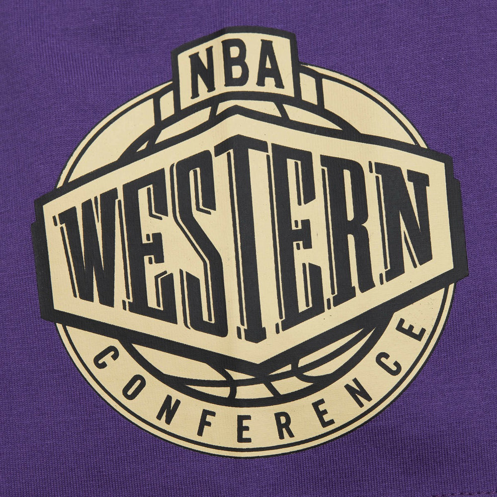 Utah Jazz Hardwood Classics Team OG 2.0 Premium Vintage Logo T-Shirt Purple