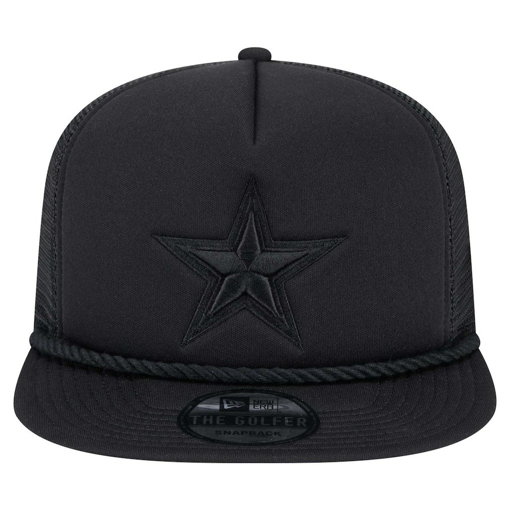 New Era Dallas Cowboys Black Active Tone Golfer Snapback Hat