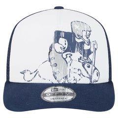 New Era Dallas Cowboys Distressed 9FIFTY A-Frame Snapback Hat White/Navy