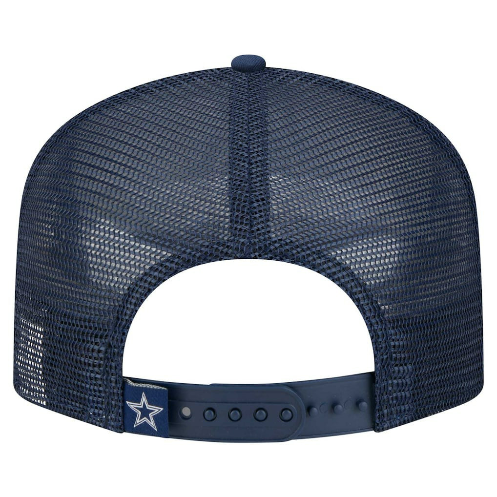 New Era Dallas Cowboys Distressed 9FIFTY A-Frame Snapback Hat White/Navy