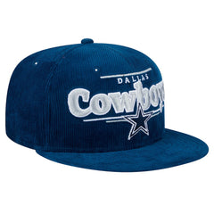 Dallas Cowboys New Era Display Corduroy 9FIFTY Snapback Hat Navy