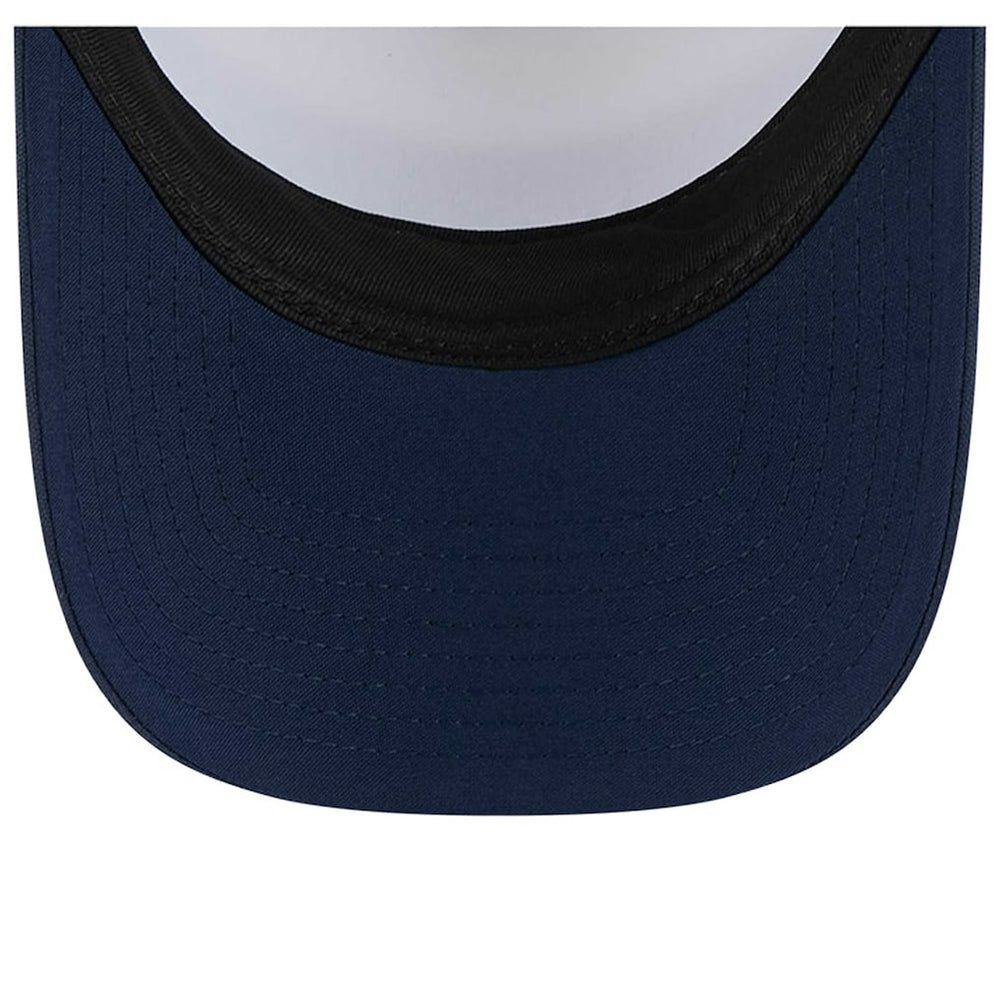Dallas Cowboys New Era Sport Night Color Block 9FORTY A-Frame Trucker Adjustable Hat White/Navy