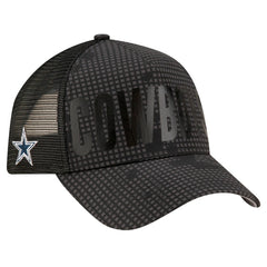 Dallas Cowboys New Era Midnight Ink Tonal A-Frame 9FORTY Adjustable Hat Graphite