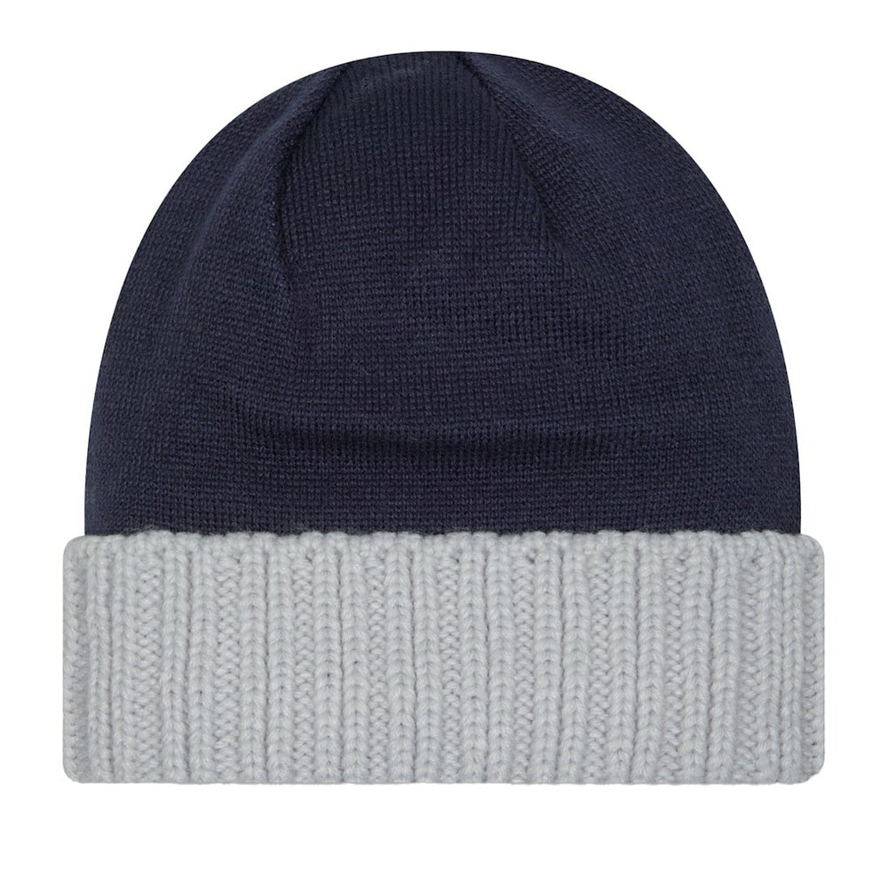 Dallas Cowboys New Era Oversize Cuffed Knit Hat Navy/Gray