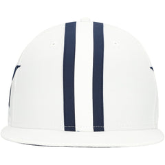 Dallas Cowboys New Era Helmet 9FIFTY Snapback Hat White