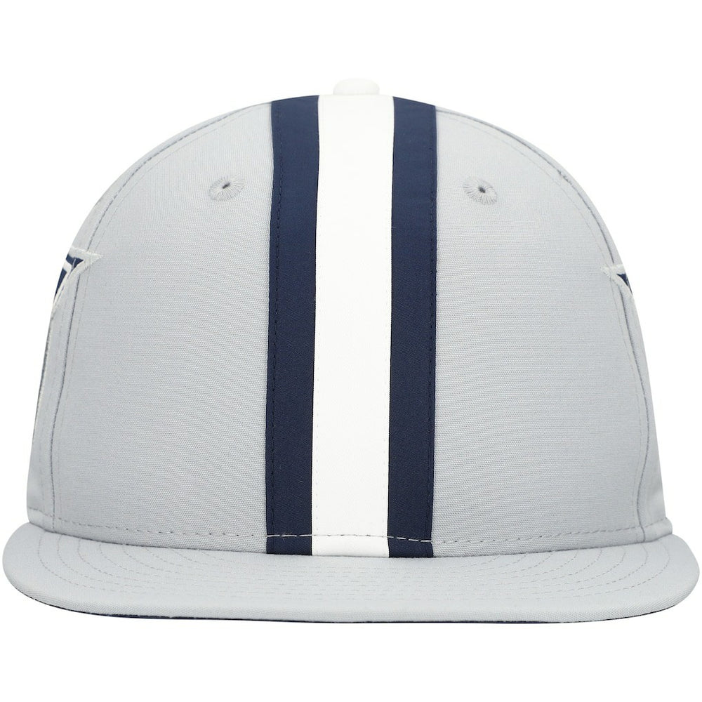 Dallas Cowboys New Era Helmet 9FIFTY Snapback Hat Gray