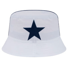 Dallas Cowboys New Era Helmet Bucket Hat White