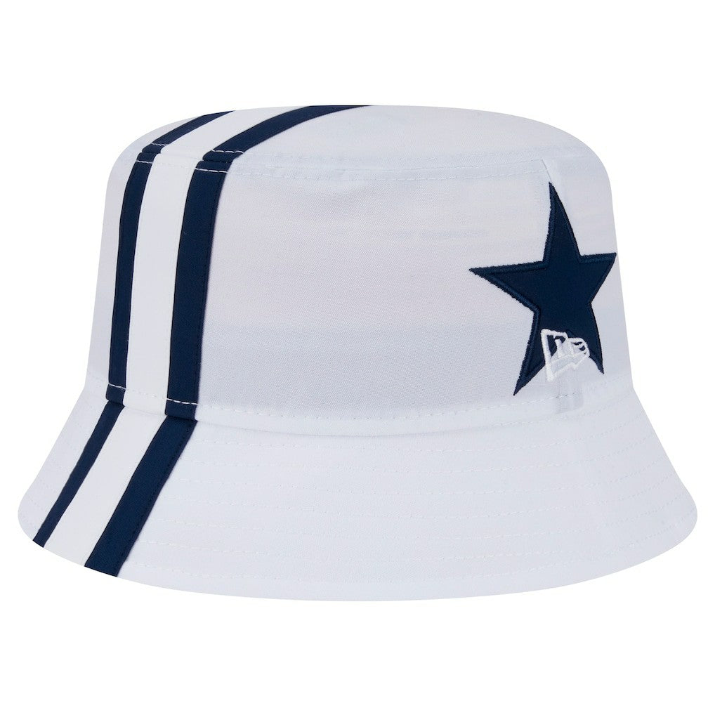 Dallas Cowboys New Era Helmet Bucket Hat White
