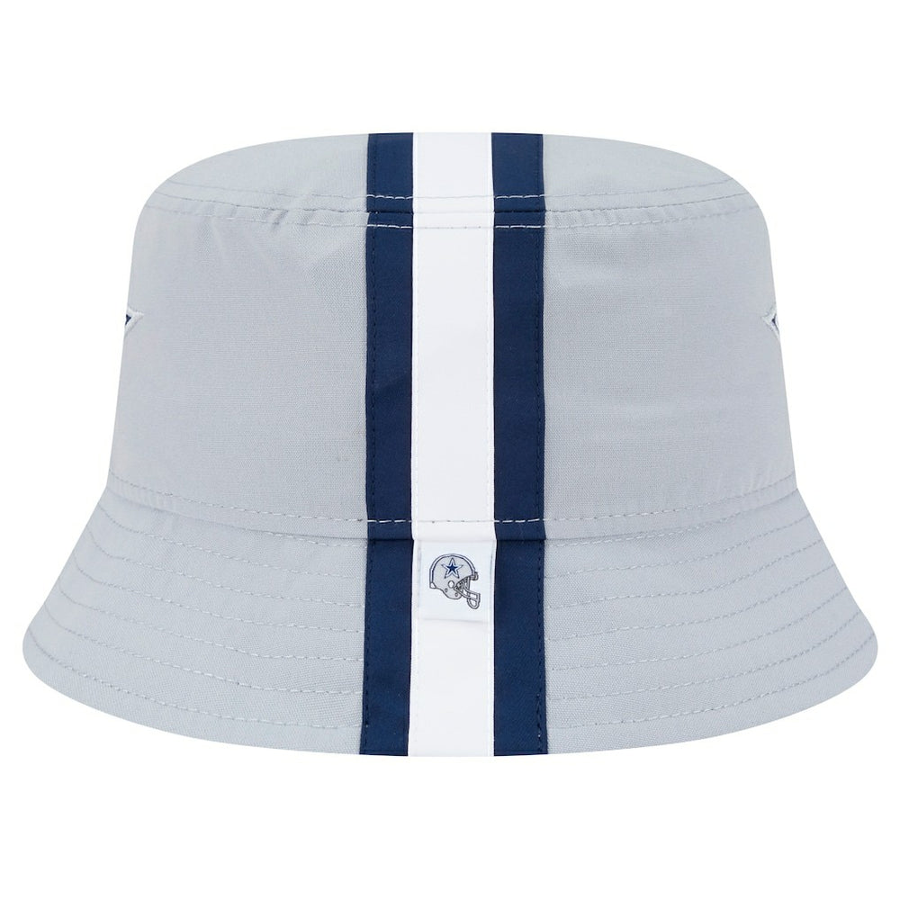 Dallas Cowboys New Era Helmet Bucket Hat Gray