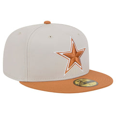 Dallas Cowboys New Era Two-Tone Color Pack 59FIFTY Fitted Hat Stone/Brown