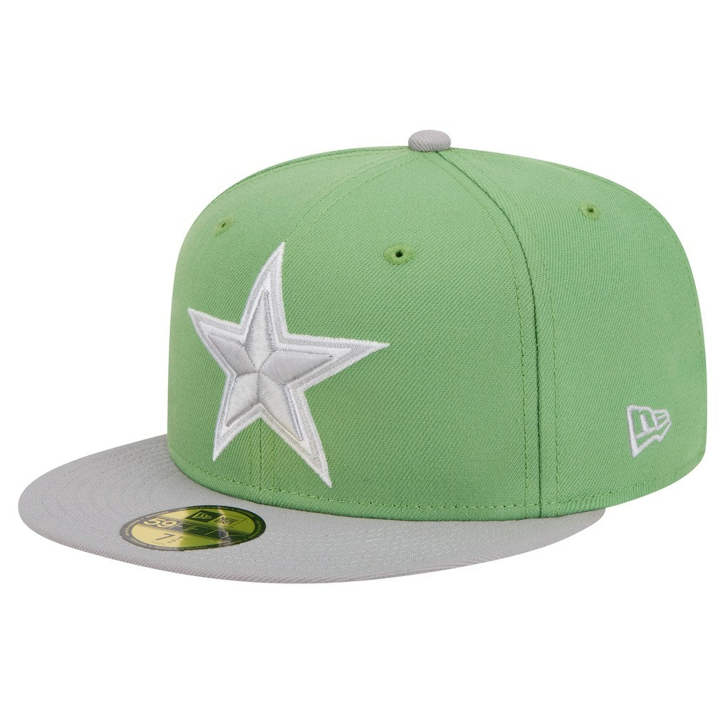 Dallas Cowboys New Era Two-Tone Color Pack 59FIFTY Fitted Hat Green/Gray