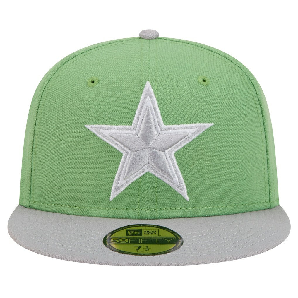 Dallas Cowboys New Era Two-Tone Color Pack 59FIFTY Fitted Hat Green/Gray